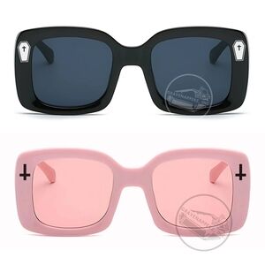 BubbleGOTH Pastel Coffins Sunglasses | Handmade | Customizable